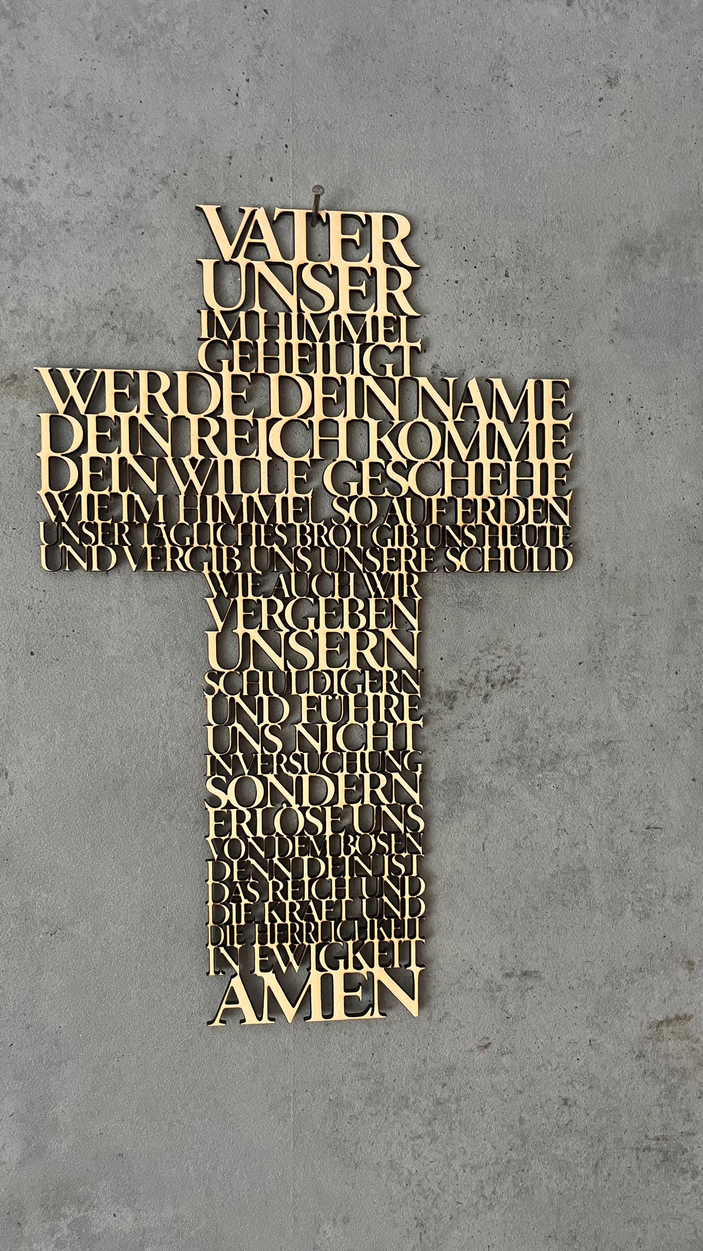 Kreuz "Vater Unser"