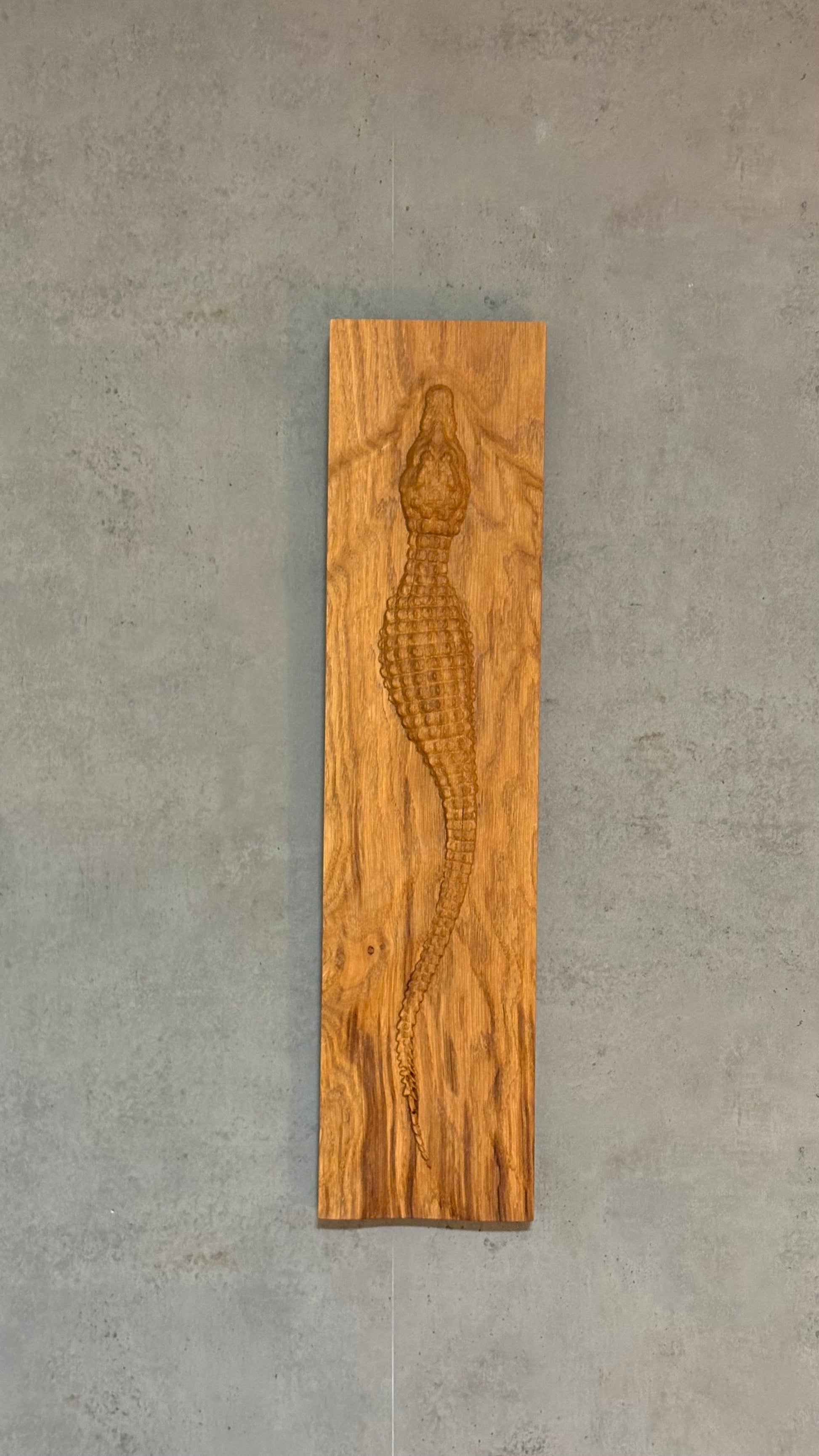 Krokodil Holz Wandbild - Simon CNC Factory