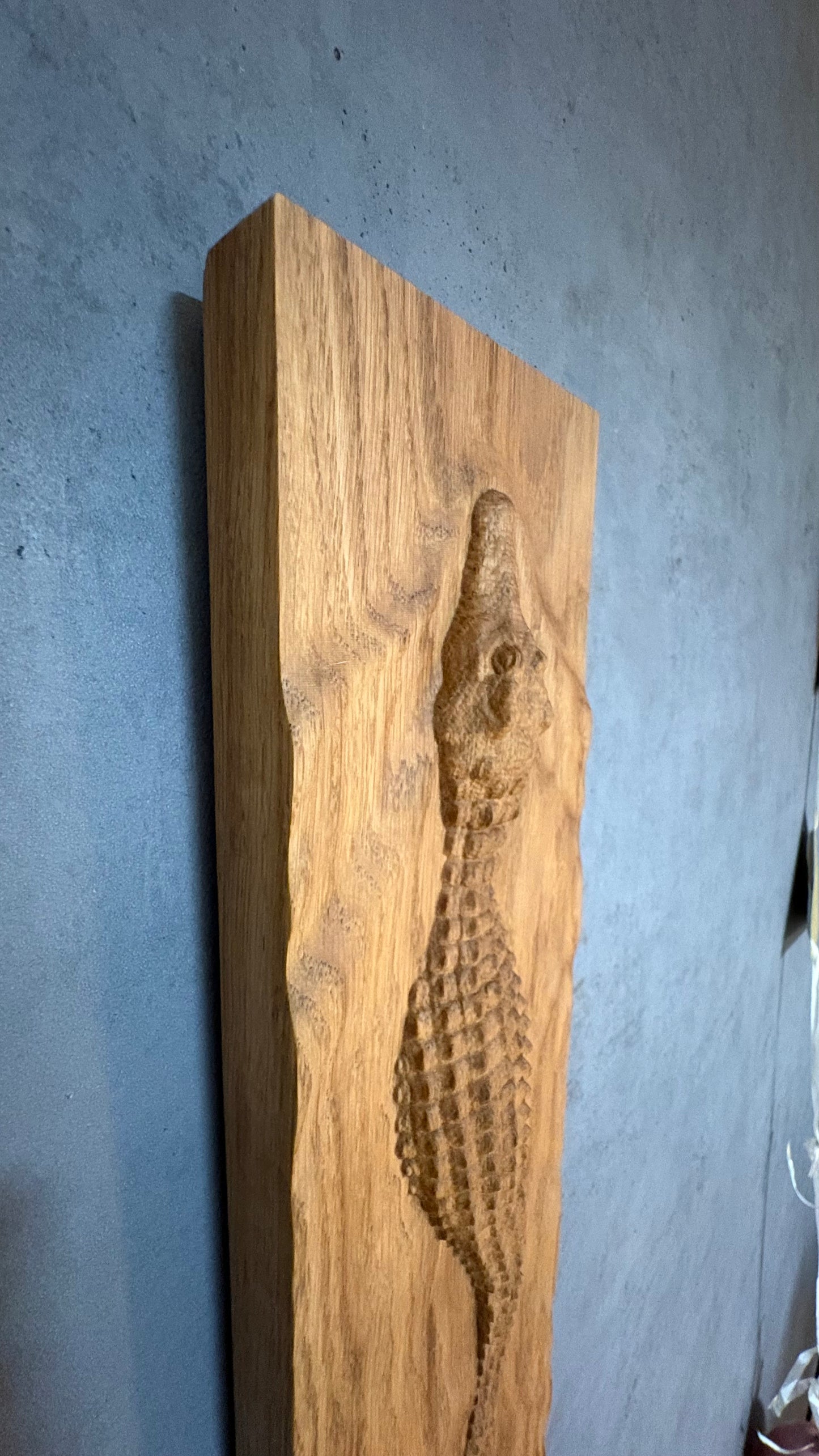 Krokodil Holz Wandbild - Simon CNC Factory